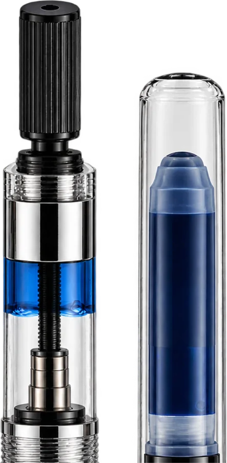 Convertisseur et cartouche d’encre bleue